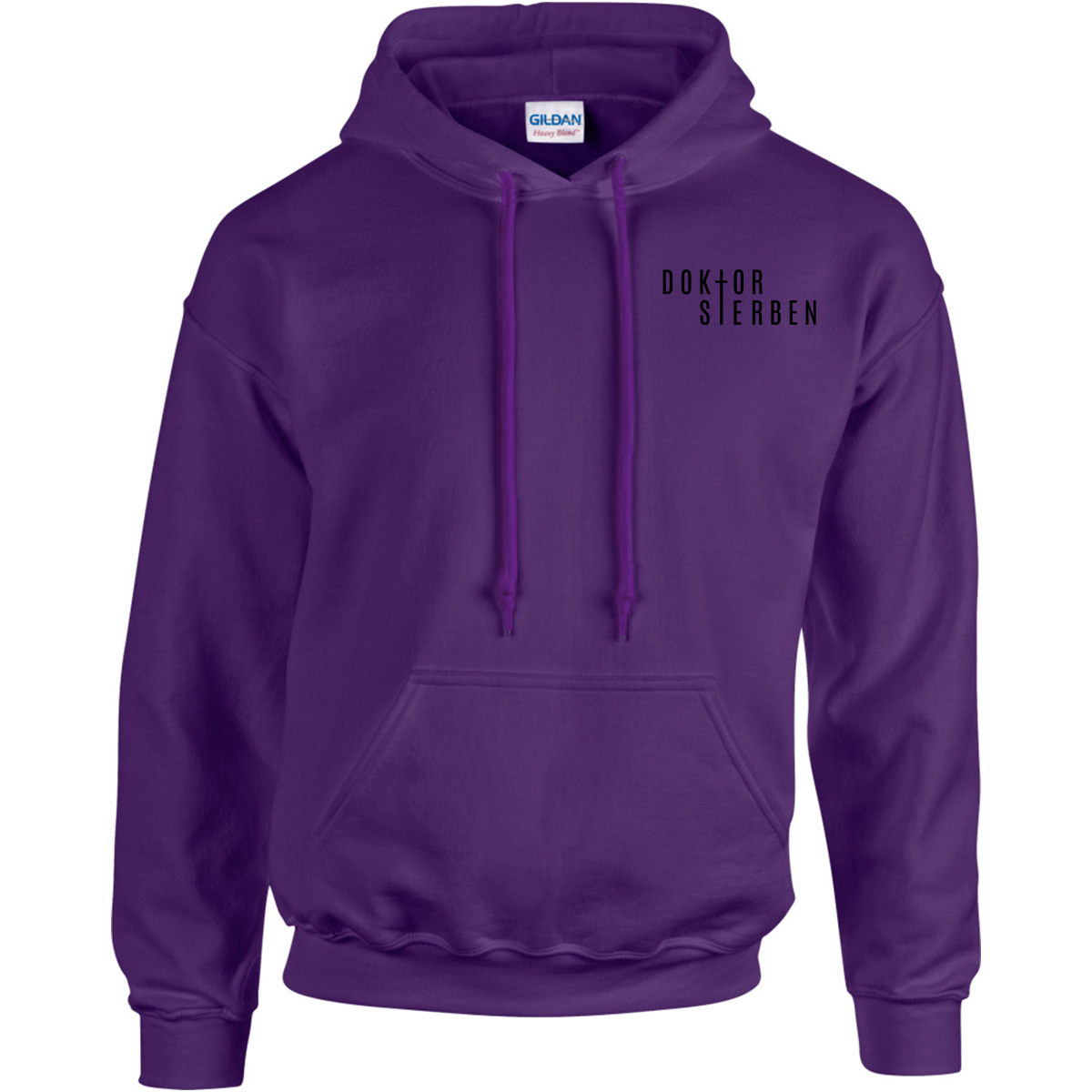 Bild von 'Doktor Sterben' Logo - HOODIE [lila]